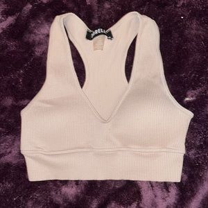 Padded racer back bra